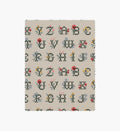 Cross Stitch Letters Canvas Fabric - Linen