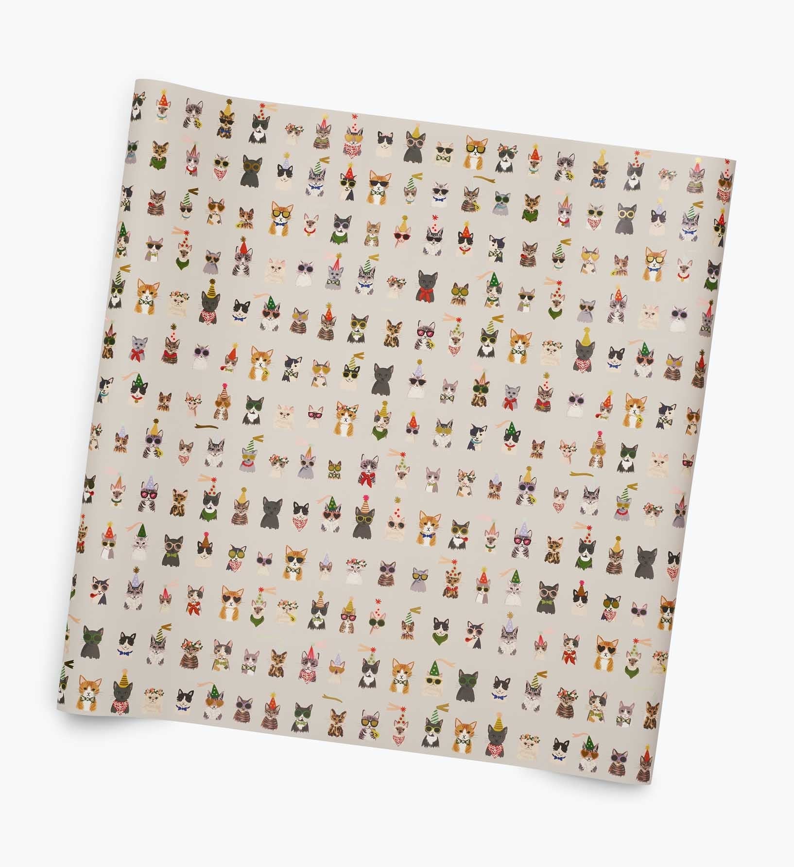 Wrapping Roll - Party Cats